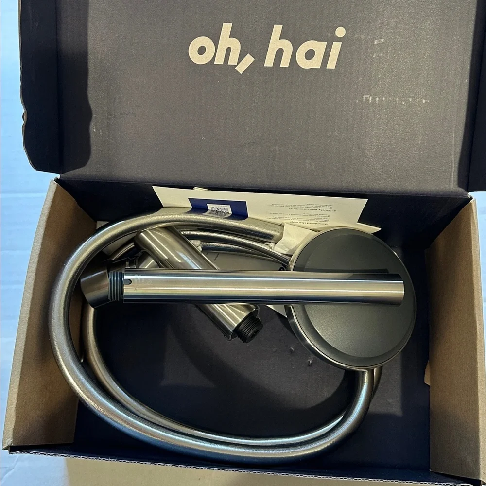 HAI smart spa shower system showerhead charcoal open box
